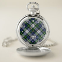 Clan Gordon Dress Tartan Pocket Watch