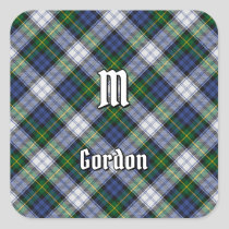 Clan Gordon Dress Tartan Square Sticker