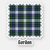 Clan Gordon Dress Tartan Sticker (Front)
