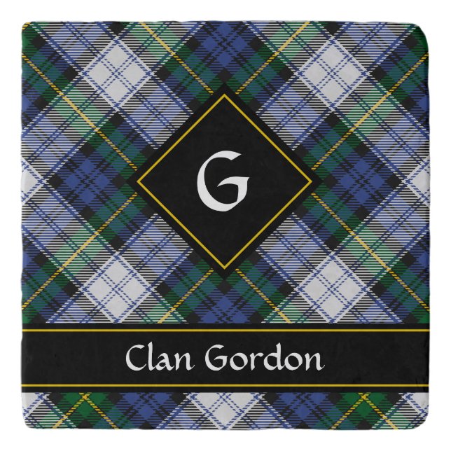 Clan Gordon Dress Tartan Trivet (Front)