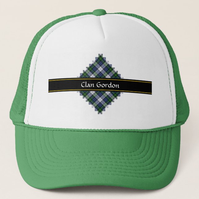 Clan Gordon Dress Tartan Trucker Hat (Front)