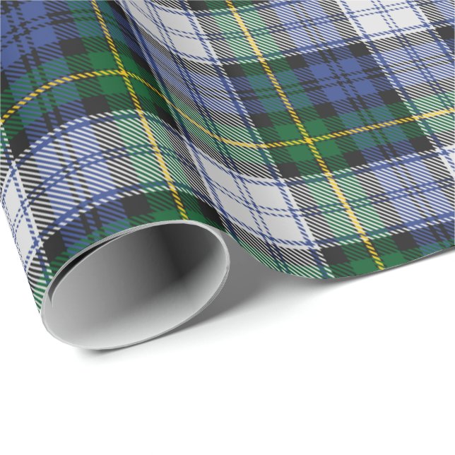 Clan Gordon Dress Tartan Wrapping Paper (Roll Corner)