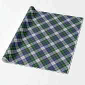 Clan Gordon Dress Tartan Wrapping Paper (Unrolled)