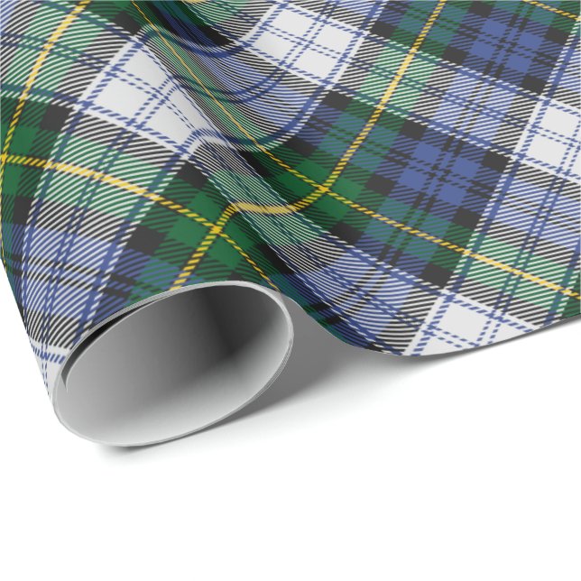 Clan Gordon Dress Tartan Wrapping Paper (Roll Corner)