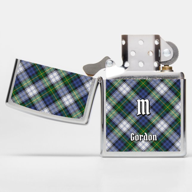 Clan Gordon Dress Tartan Zippo Lighter (Opened)