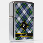Clan Gordon Dress Tartan Zippo Lighter (Right)