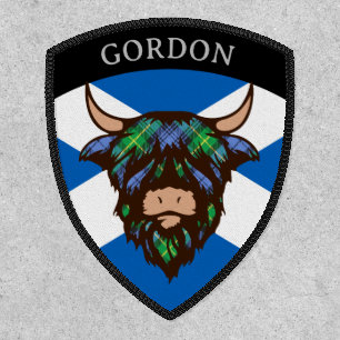 Clan Gordon [EDIT] Tartan Coo Patch