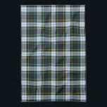 Clan Gordon Plaid Tartan Green White Check Kitchen Towel<br><div class="desc">Add a classic and traditional touch to your game with this plaid Clan Gordon tartan green white purple check Kitchen Towel. Makes a great fathers day gift or as a treat to yourself. Combine your new kitchen towel with our matching bath towel or duvet cover to form the ultimate tartan...</div>