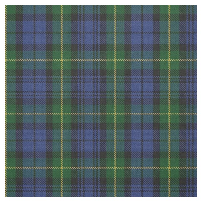 Clan Gordon Scottish Tartan Plaid Fabric (Swatch)