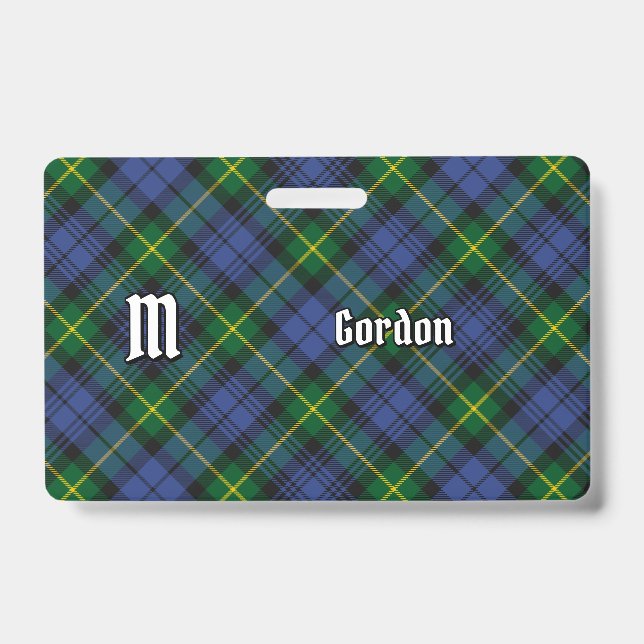 Clan Gordon Tartan Badge (Front)