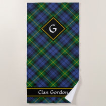 Clan Gordon Tartan Beach Towel