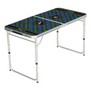 Clan Gordon Tartan Beer Pong Table