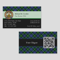 Clan Gordon Tartan Business Card