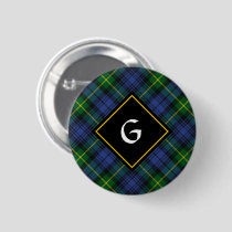 Clan Gordon Tartan Button