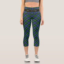 Clan Gordon Tartan Capri Leggings