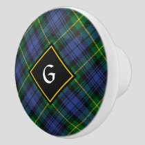 Clan Gordon Tartan Ceramic Knob