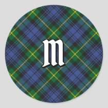 Clan Gordon Tartan Classic Round Sticker