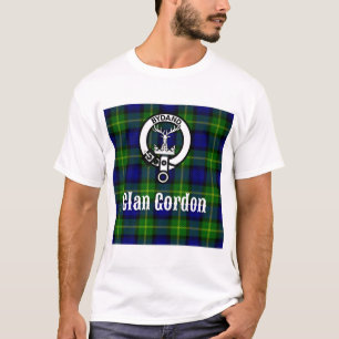 Clan Gordon Tartan Crest T-Shirt