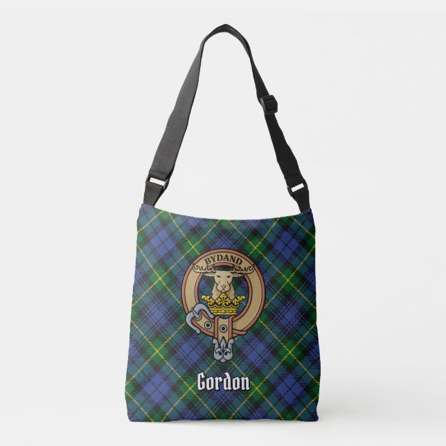 Clan Gordon Tartan Crossbody Bag (Front)