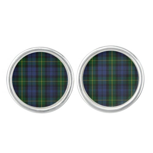 Clan Gordon Tartan Cufflinks