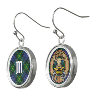 Clan Gordon Tartan Earrings