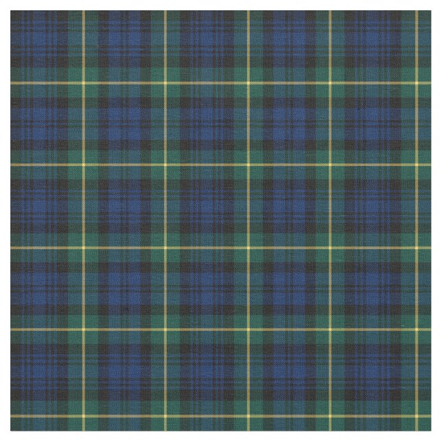 Clan Gordon Tartan Fabric (Close Up)