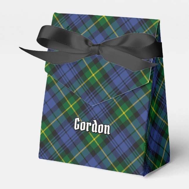 Clan Gordon Tartan Favor Box (Front Side)