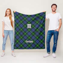 Clan Gordon Tartan Fleece Blanket