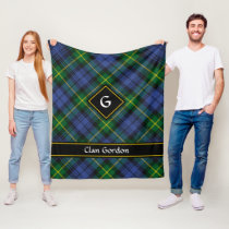 Clan Gordon Tartan Fleece Blanket