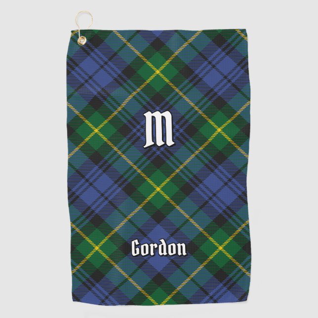 Clan Gordon Tartan Golf Towel (Front)