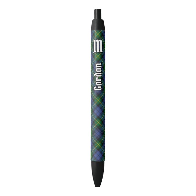 Clan Gordon Tartan Ink Pen (Front Vertical)