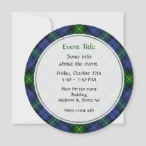 Clan Gordon Tartan Invitation