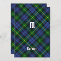 Clan Gordon Tartan Invitation