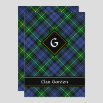 Clan Gordon Tartan Invitation