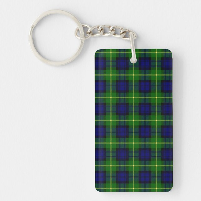 Clan Gordon Tartan Keychain (Front)