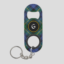 Clan Gordon Tartan Keychain Bottle Opener