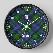 Clan Gordon Tartan Large Clock