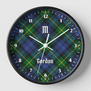 Clan Gordon Tartan Large Clock