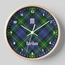 Clan Gordon Tartan Large Clock