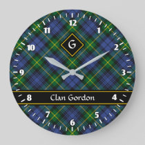 Clan Gordon Tartan Large Clock