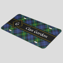 Clan Gordon Tartan License Plate