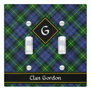 Clan Gordon Tartan Light Switch Cover