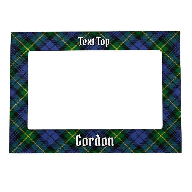 Clan Gordon Tartan Magnetic Frame (Front)