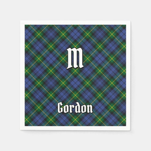 Clan Gordon Tartan Napkins (Front)