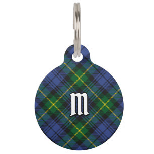 Clan Gordon Tartan Pet ID Tag