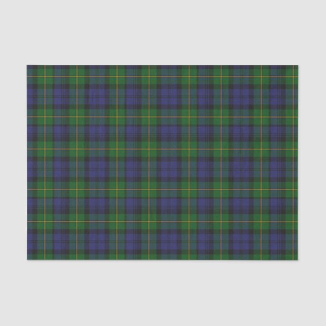 Clan Gordon Tartan Plaid Tissue Paper (Front)