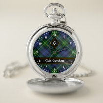 Clan Gordon Tartan Pocket Watch