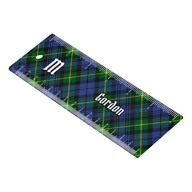 Clan Gordon Tartan Ruler (Angled)