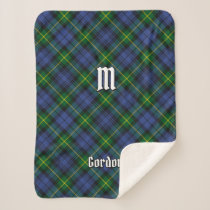 Clan Gordon Tartan Sherpa Blanket