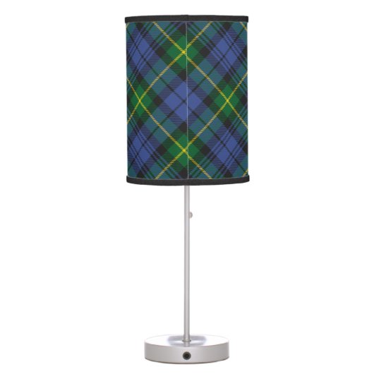 Clan Gordon Tartan Table Lamp (Back)